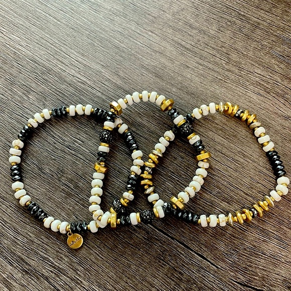Stella & Dot Jewelry - Stella & Dot Stretch Bracelet Set of 3